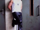 Wichsen in Lederhose